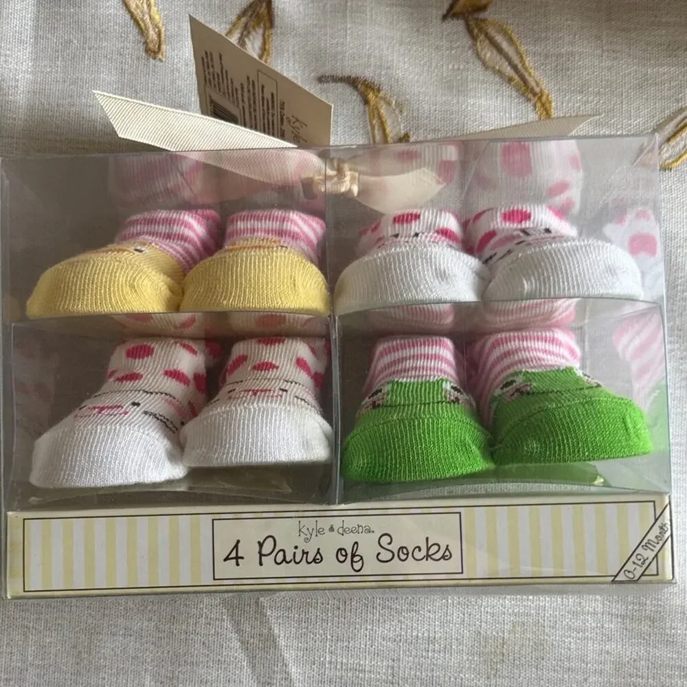 Kyle and Deena | Animal Themed Baby Socks Set NIB